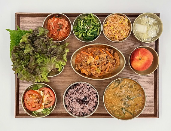 늘봄 점심 밥상 사진