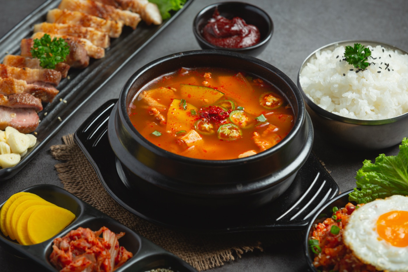 늘봄 점심 밥상 사진